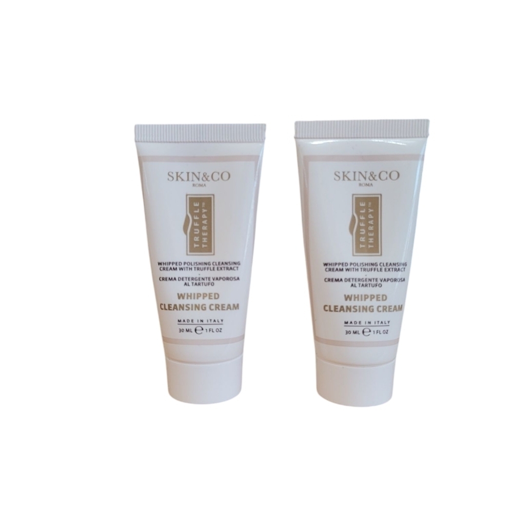 Skin & CO Roma Truffle Therapy Whipped Cleansing Cream x 2 Italy 1 fl oz  / 30ml